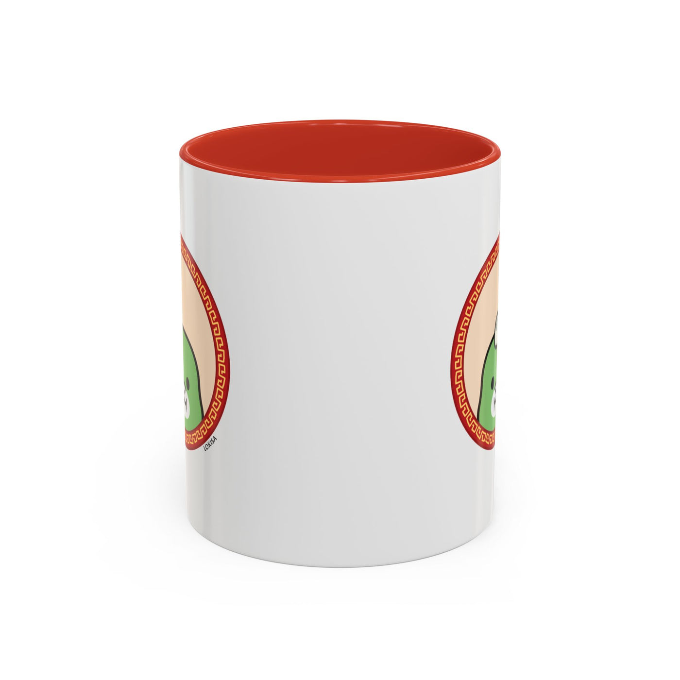 Bow for the Bao Snake Mug - Red