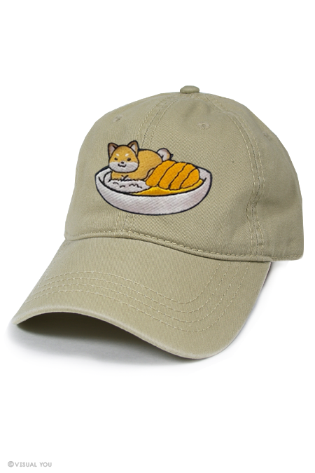 Shiba Curry Embroidered Dad Cap