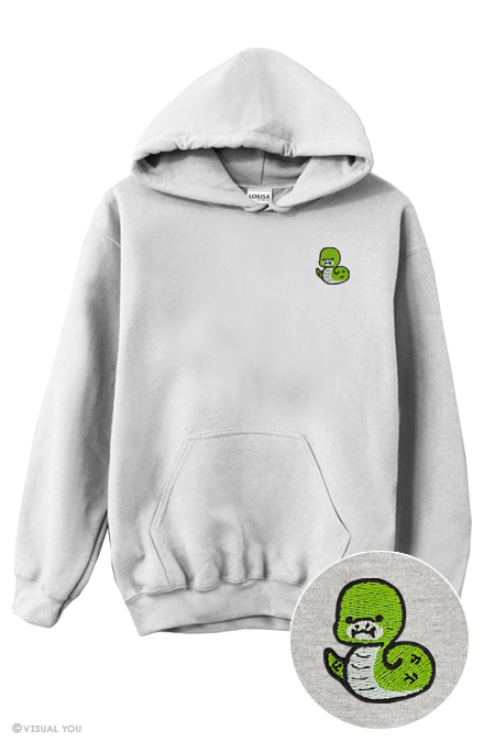 Chubby Tubby Snake Embroidered Hoodie