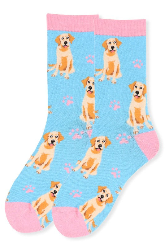 Women's Fun Labrador Retriever Dog Crew Socks – Visual You